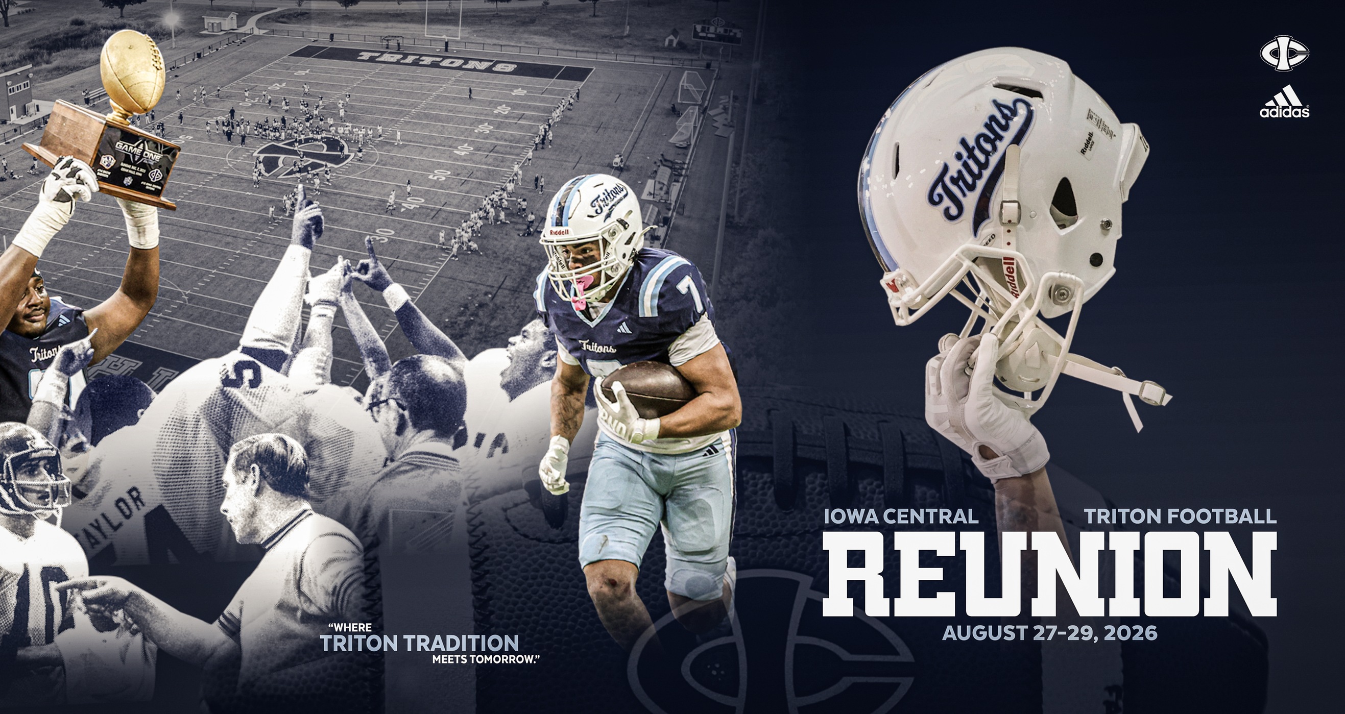 Iowa Central Triton Athletics to Hold First-Ever Football Reunion Weekend