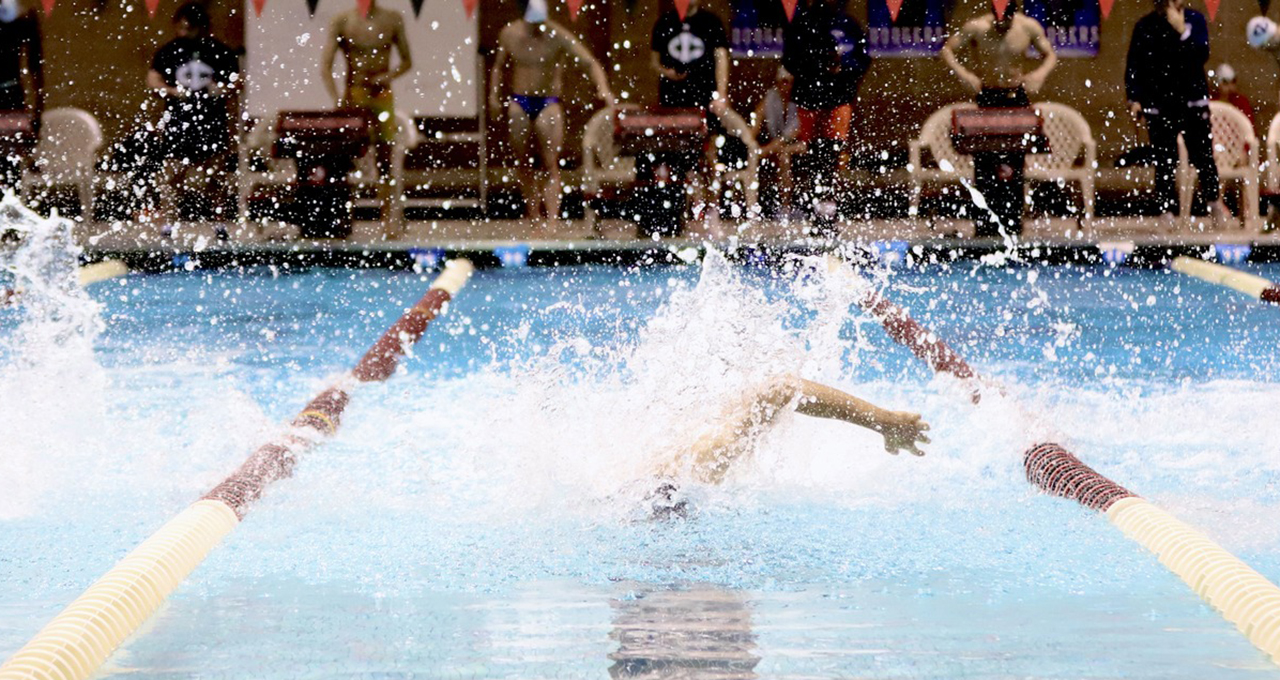 Swimming competed at Grinnell November 3
