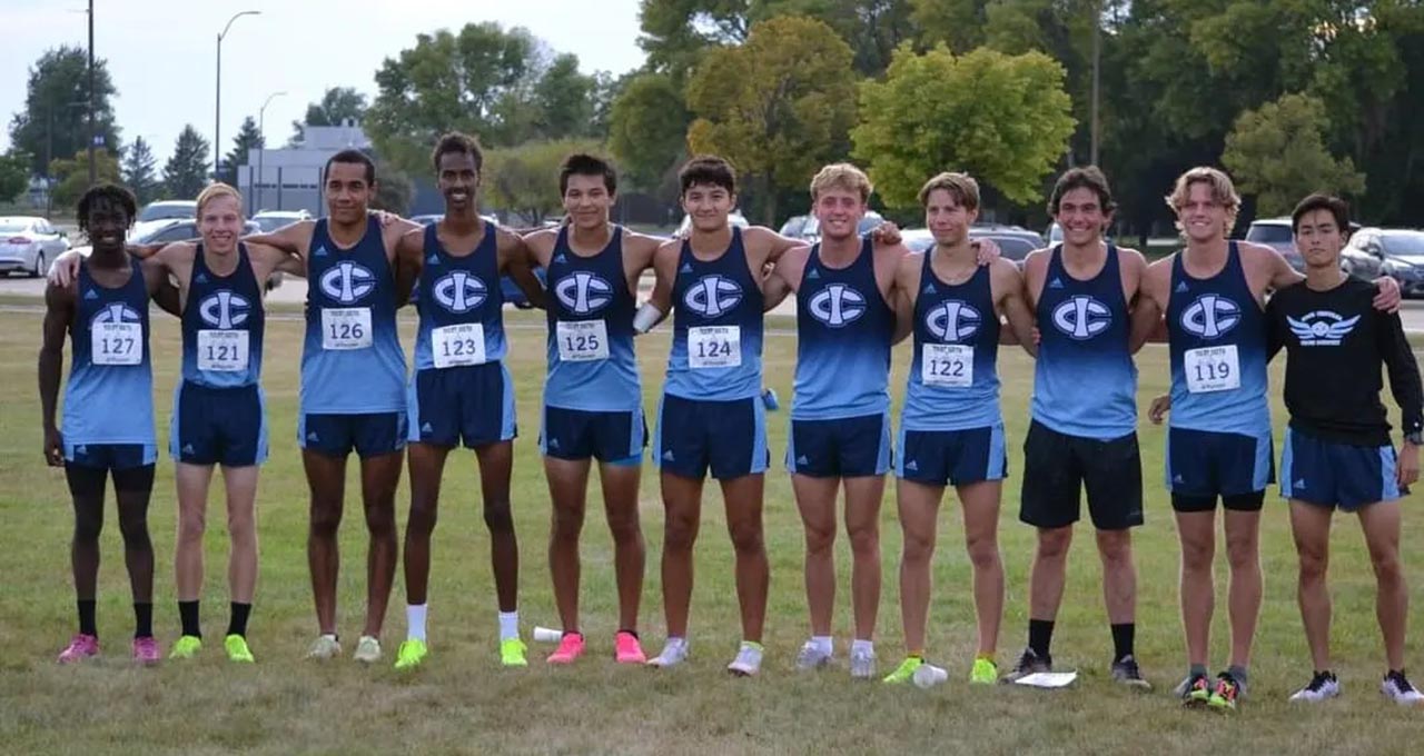 mens cross country placed first in mason city 