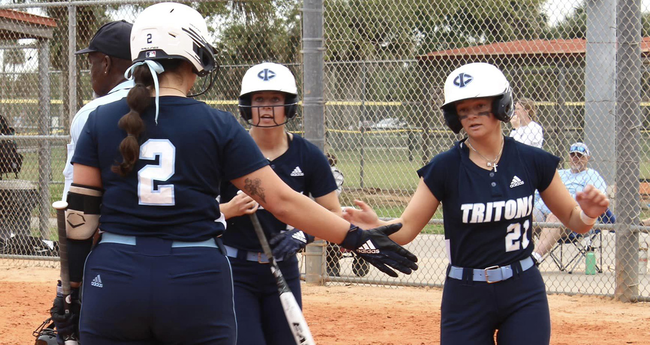 Kaylee Cary is one of many freshmen leading the Triton Softball team this season 