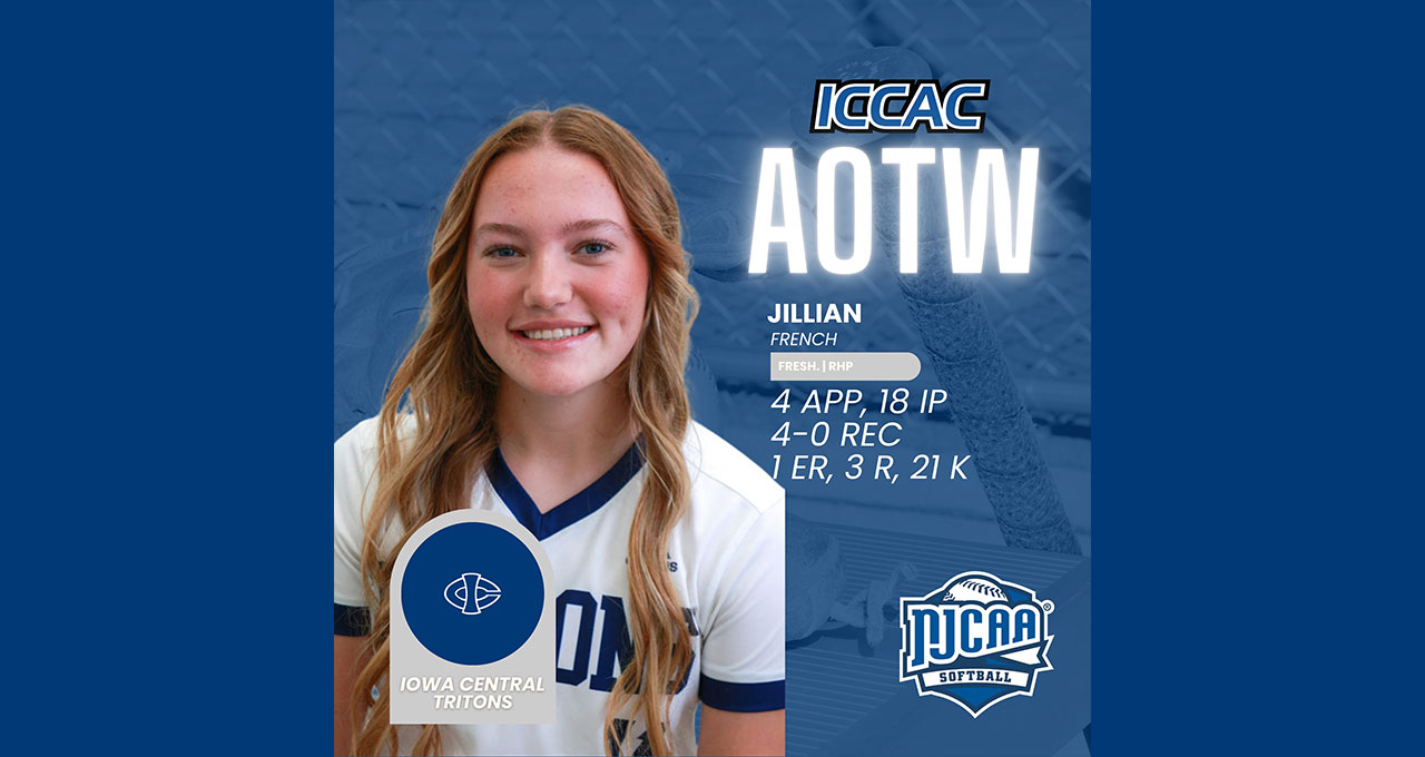 ICCAC Athlete of the Week Honors for French