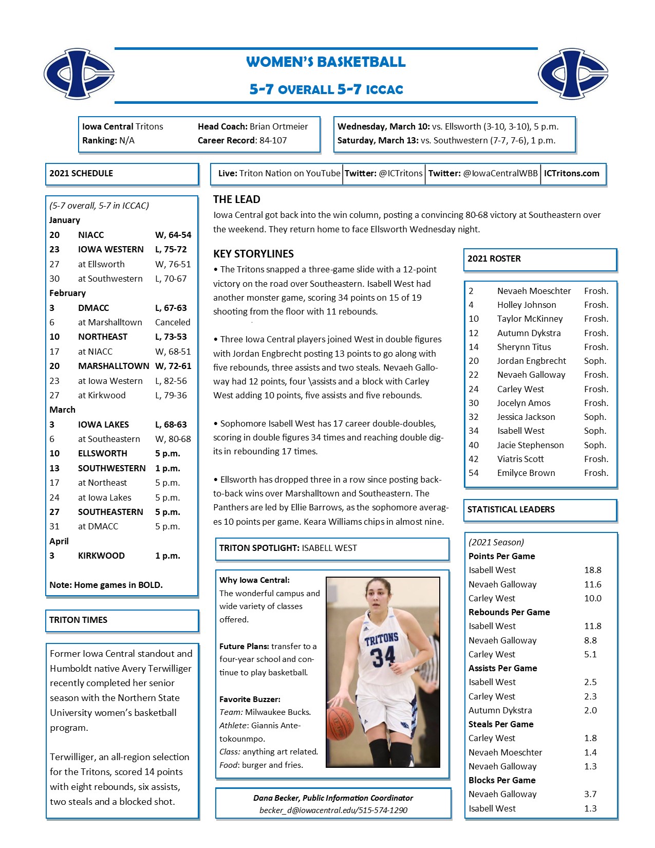 Triton Gameday vs Ellsworth