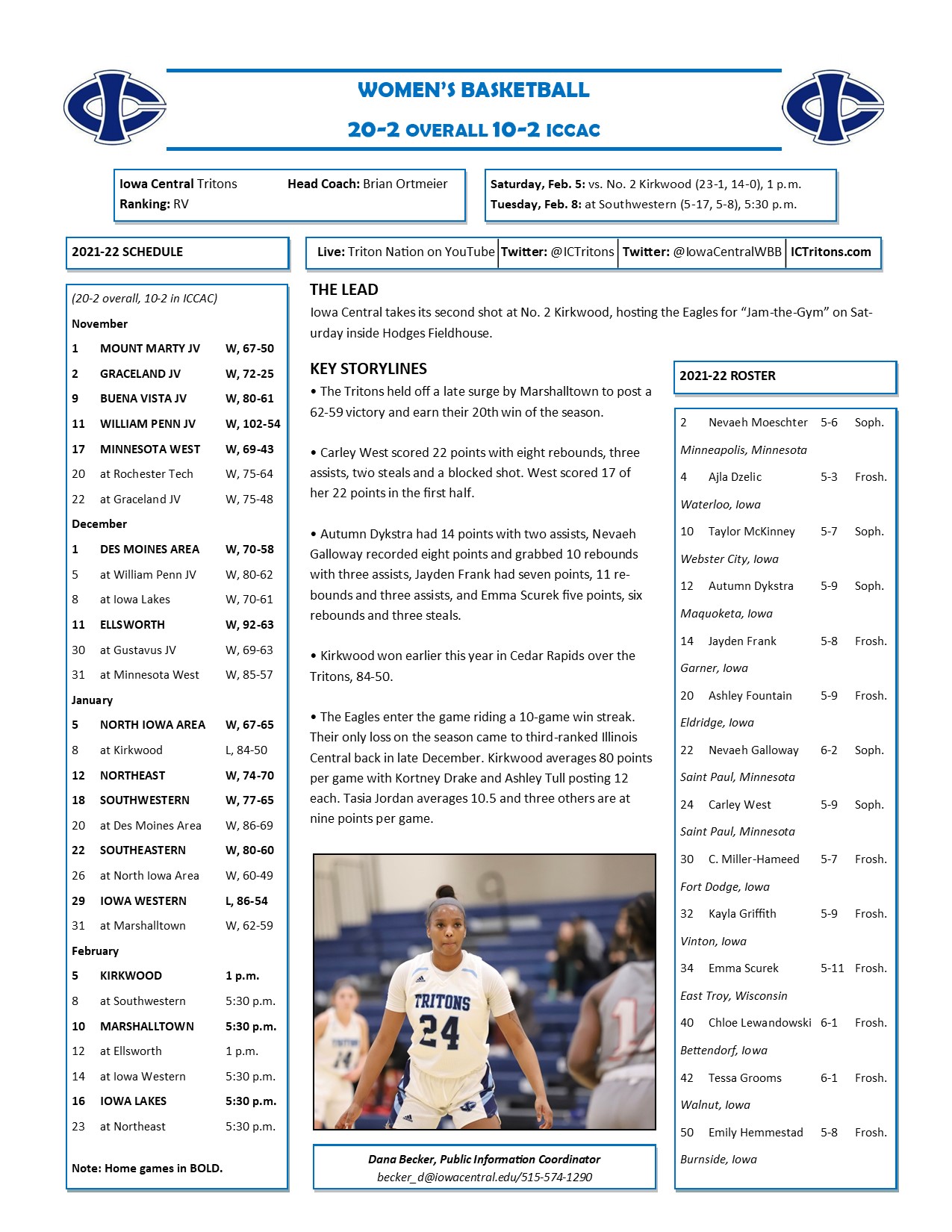 Triton Gameday vs. Kirkwood