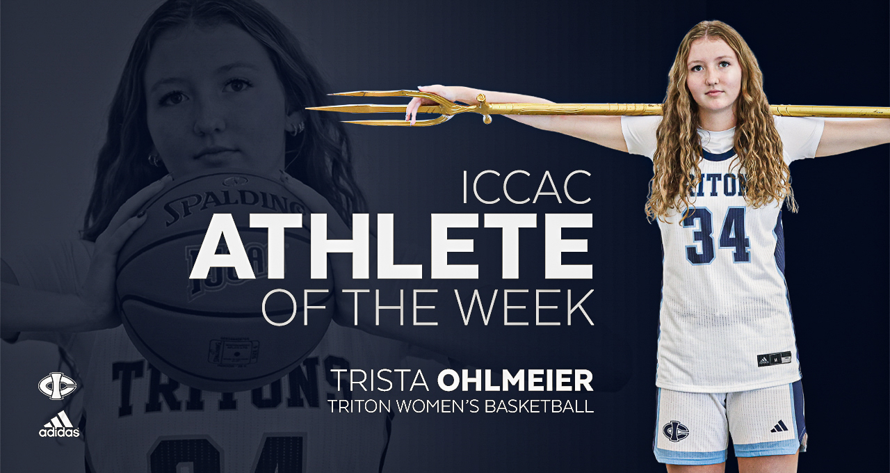 Impressive conference opener earns Ohlmeier ICCAC Athlete of the Week Honors