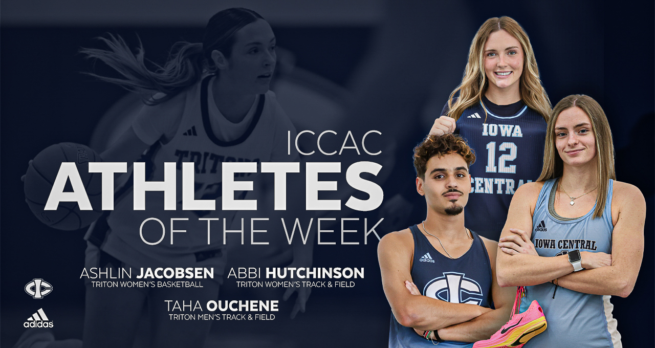 Three Tritons Named ICCAC Athletes of the Week