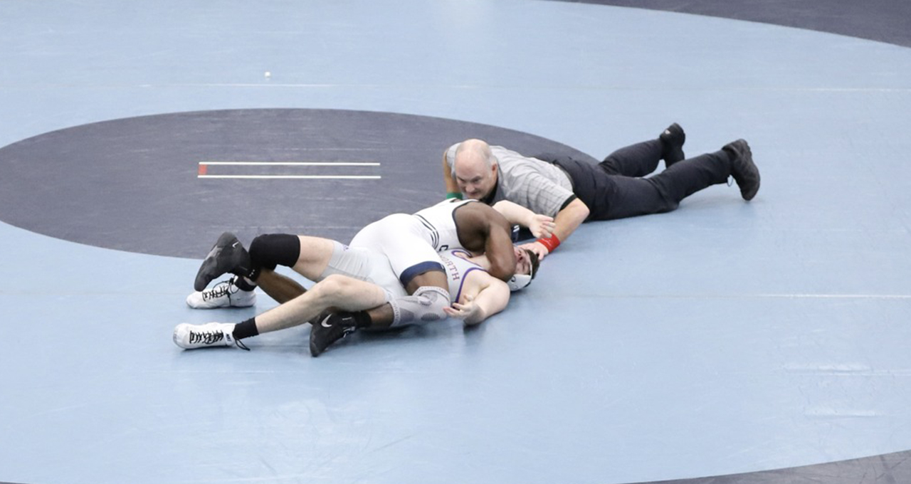 Iowa Central's Daranai Heard took gold at the regional meet Sunday 