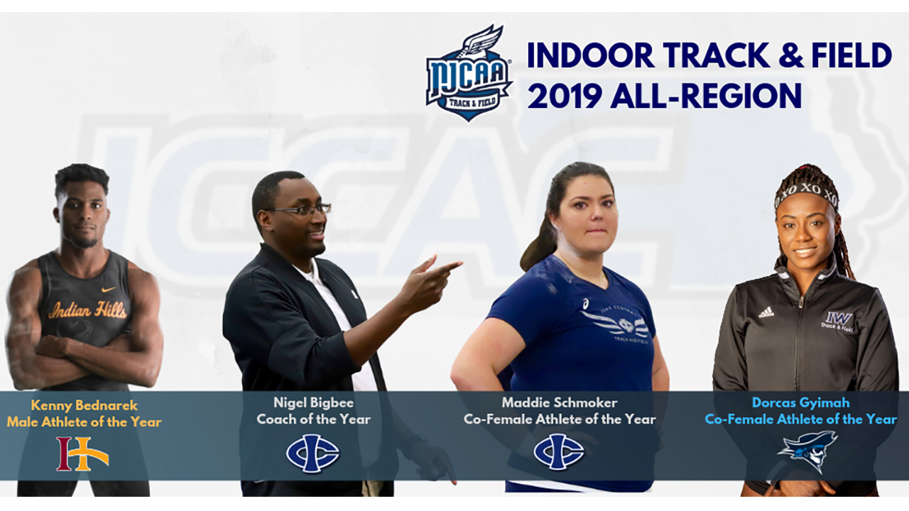 2018-19 Indoor Track & Field Coach and Male & Female Athletes of the Year