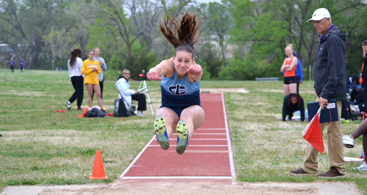 Female Athlete Long Jump