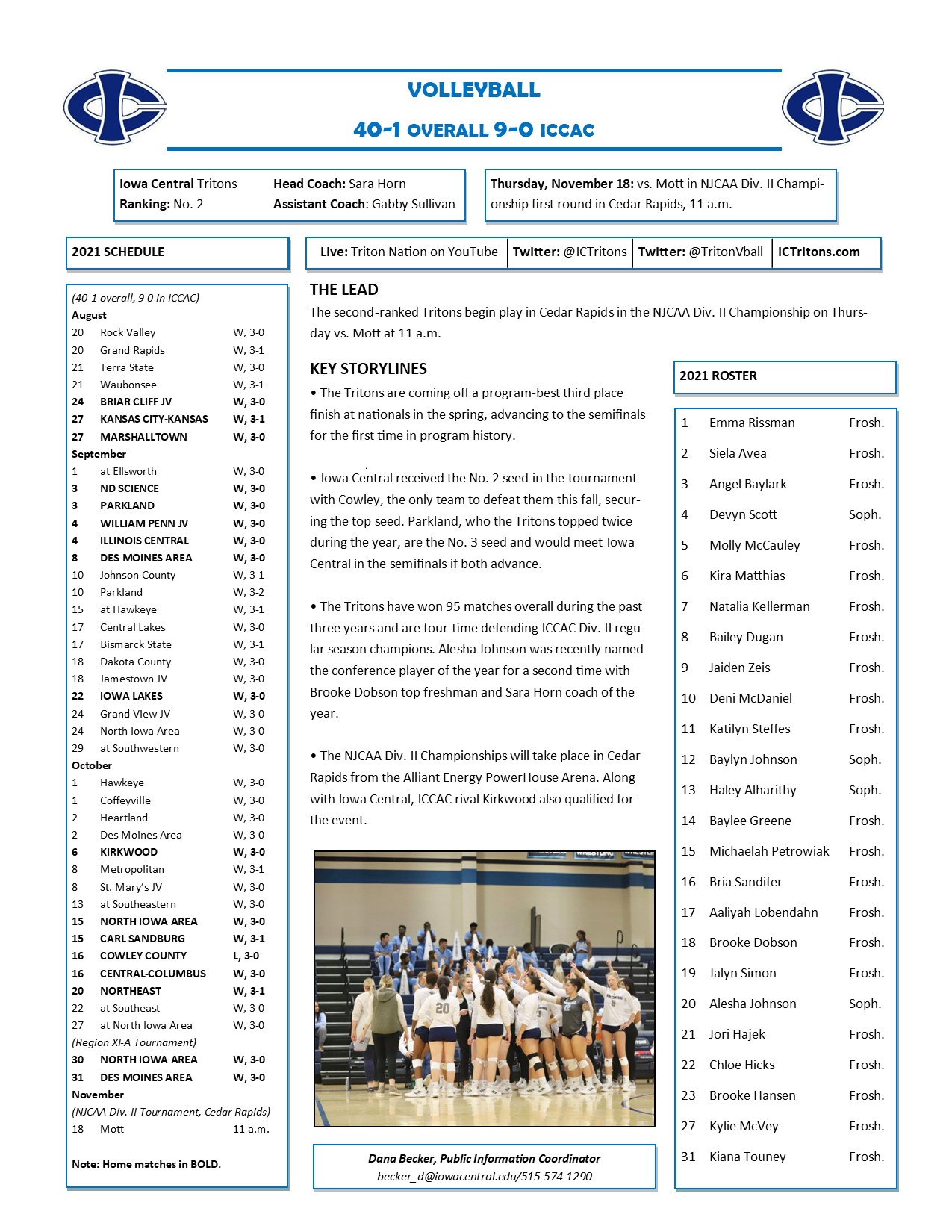 Triton Gameday vs. Mott
