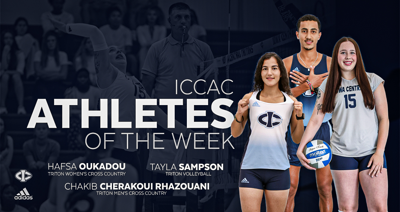 ICCAC Athlete of the Week Honors for Three Tritons