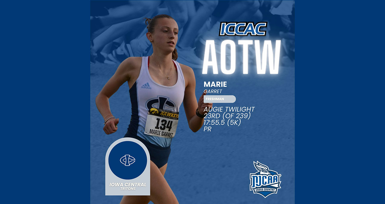 Garret Named ICCAC Female Athlete of the Week