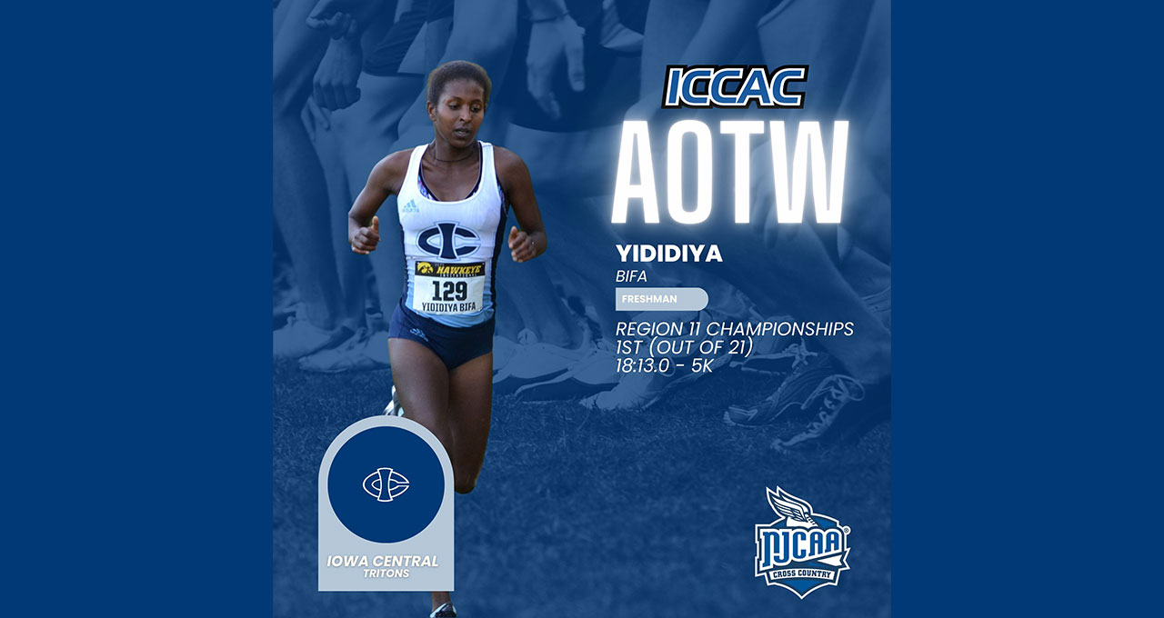 Bifa Runs to Third ICCAC Female Athlete of the Week Honors
